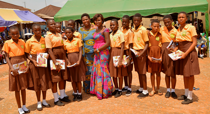 Some beneficiaries displaying their books